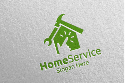 Click Real Estate and Fix Home Repair Services Logo 33