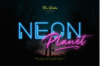 Neon Planet-Font Duo