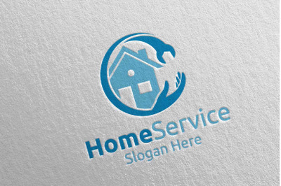 Real Estate and Fix Home Repair Services Logo 35