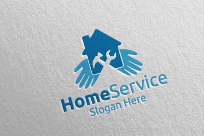 Real Estate and Fix Home Repair Services Logo 38