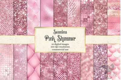 Pink Shimmer Digital Paper