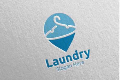 Pin Laundry Dry Cleaners Logo 1