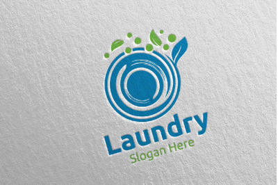 Laundry Dry Cleaners Logo 3