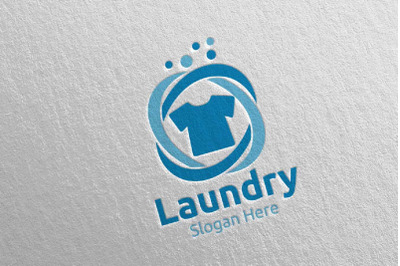 Laundry Dry Cleaners Logo 5