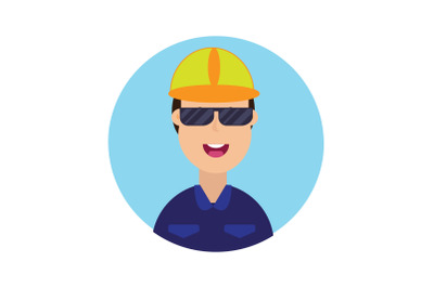 Icon Character Building Foreman Glasses