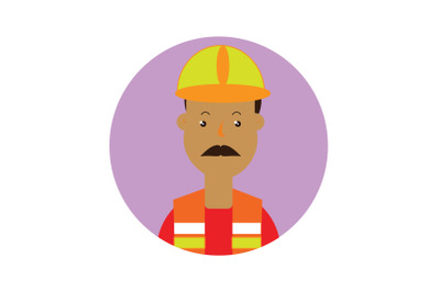 Icon Character Construction Workers