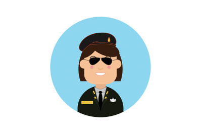Icon Character Army Beret Female