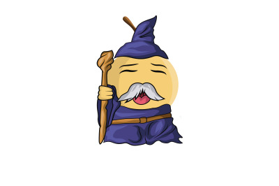 Longan Fruit Wizard Cartoon Character