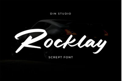 Rocklay Bold Script