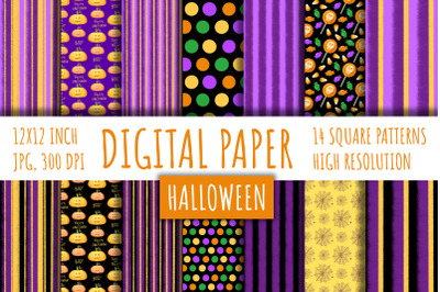 Halloween digital paper