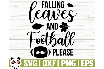 Falling Leaves And Football Please