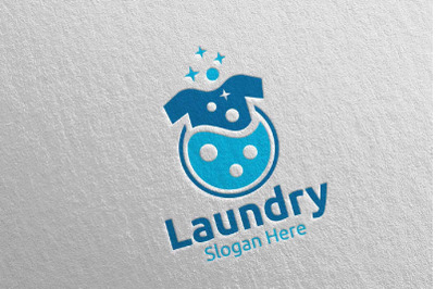 Laundry Dry Cleaners Logo 10