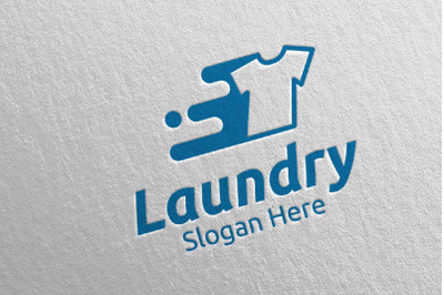 Fast Laundry Dry Cleaners Logo 13