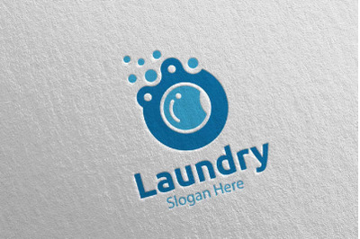 Laundry Dry Cleaners Logo 16