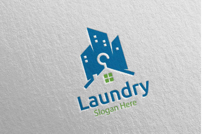 City Laundry Dry Cleaners Logo 17