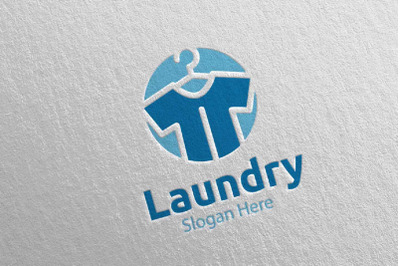 Laundry Dry Cleaners Logo 18