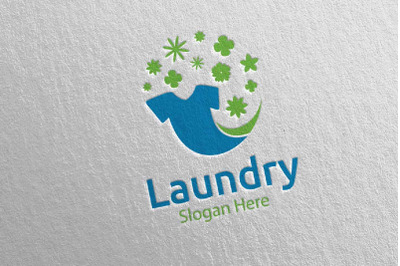 Laundry Dry Cleaners Logo 24