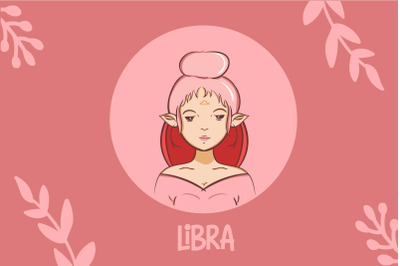 3 Pack of Libra, Pisces, Sagittarius Character Illustration