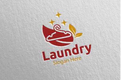 Eco Laundry Dry Cleaners Logo 29