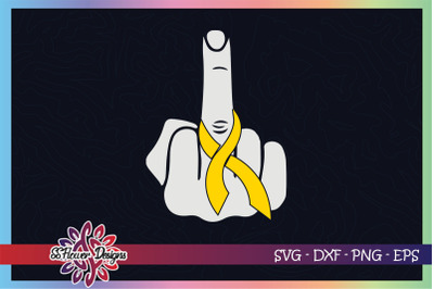 Fuck cancer svg, awareness svg, ribbon svg, Bone cancer awareness