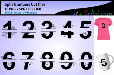 Split Numbers 0 to 9