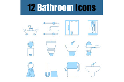 Bathroom Icon Set