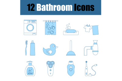 Bathroom Icon Set