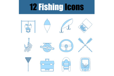 Fishing Icon Set