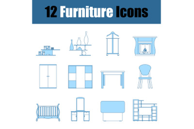 Furniture Icon Set