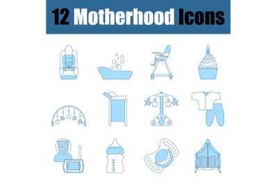 Motherhood Icon Set