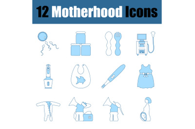 Motherhood Icon Set