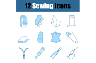 Sewing Icon Set