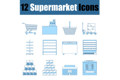 Supermarket Icon Set