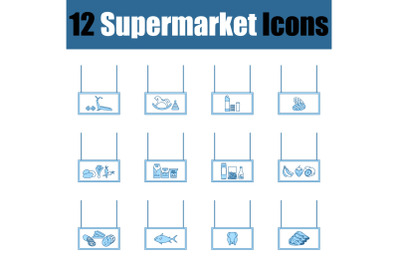 Supermarket Icon Set