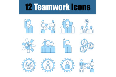 Teamwork Icon Set