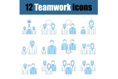 Teamwork Icon Set