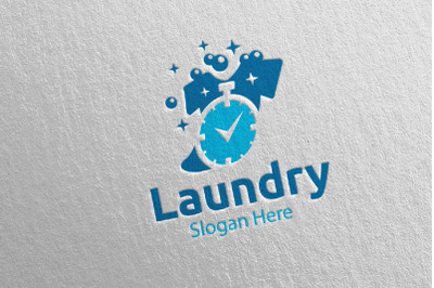 Fast Laundry Dry Cleaners Logo 44