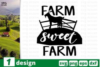 1 Farm sweet farm, Kitchen&nbsp;quotes cricut svg