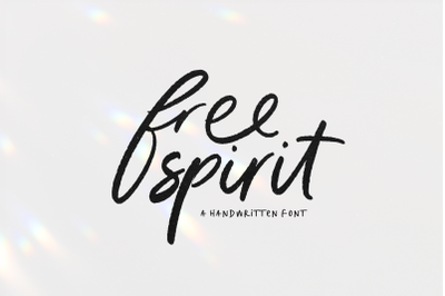 Free Spirit - Casual Handwritten Font