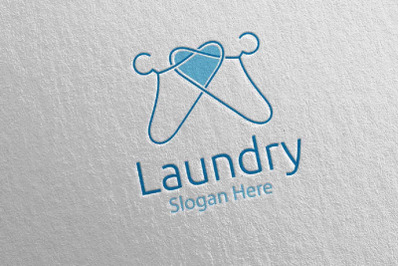 Love Laundry Dry Cleaners Logo 48