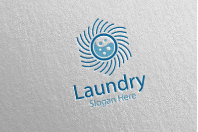 Laundry Dry Cleaners Logo 49