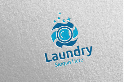 Laundry Dry Cleaners Logo 51