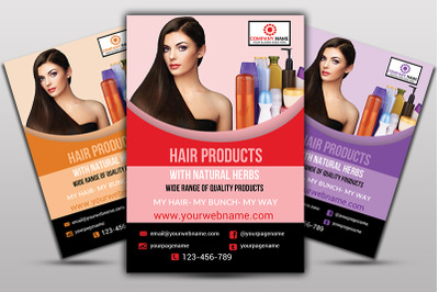 Hair Product Flyer