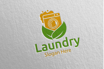 Eco Laundry Dry Cleaners Logo 57