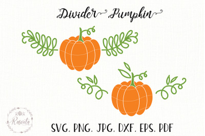 Divider Pumpkin Clipart
