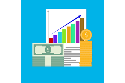 Income increase chart arrow