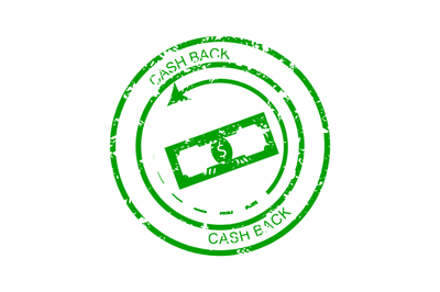 Cashback rubber stamp