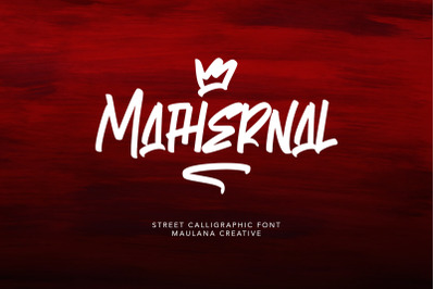 Mathernal Street Calligraphic Font