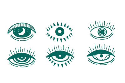 Occult Eye Sign Illustration