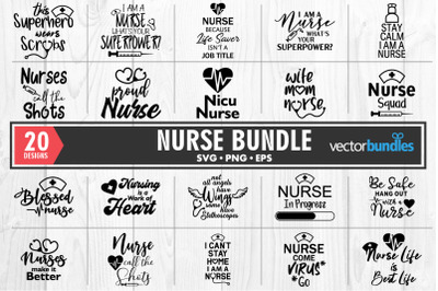 Nurse quotes bundle svg